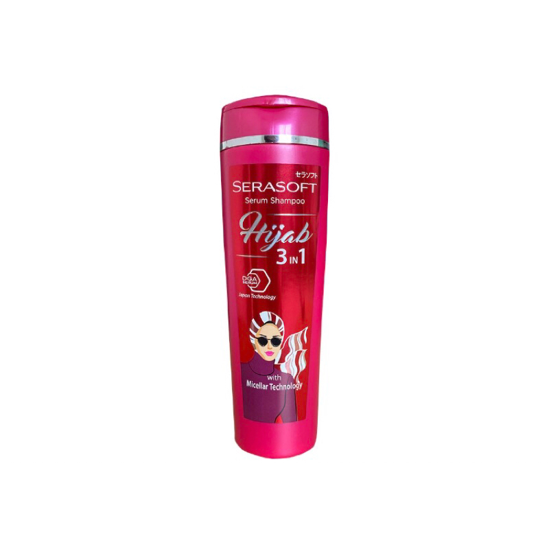 Serasoft shampoo 170ml ketombe / hijab / rambut rontok