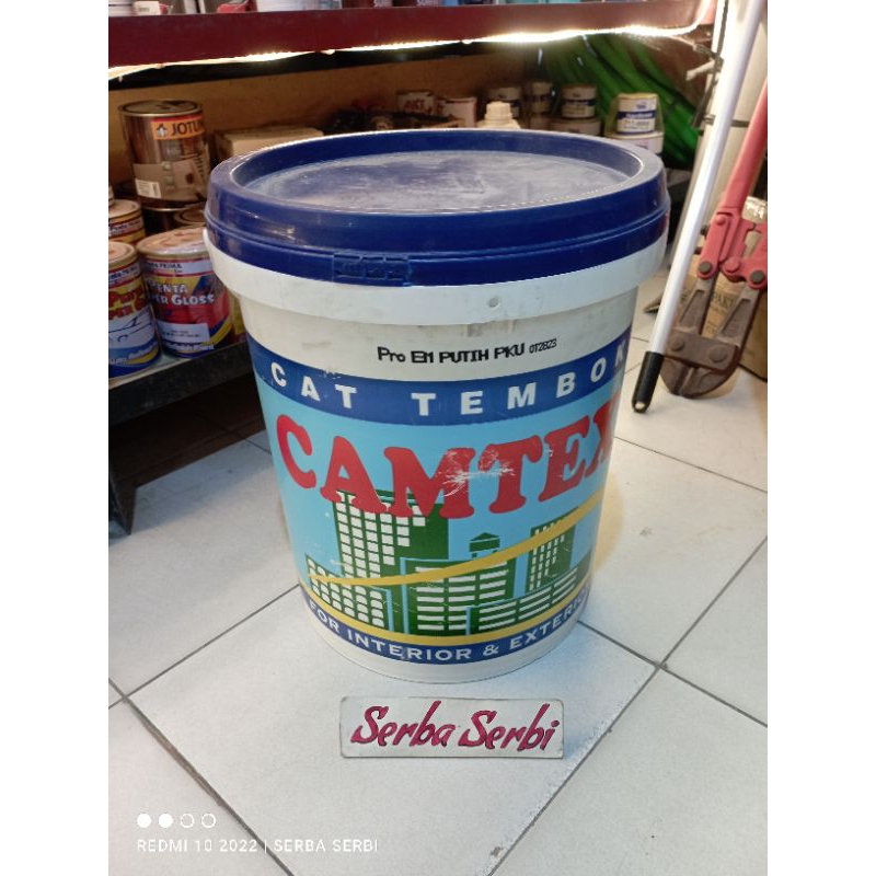 (CAMTEX 20KG) Cat air pelapis dinding tembok 20kg (instant)