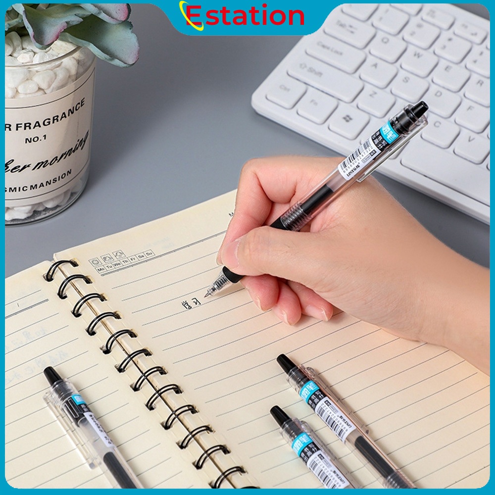 

Estation - Gel Pen Pulpen Gel Retractable Tinta Hitam0.5mm Harga 1 PCS