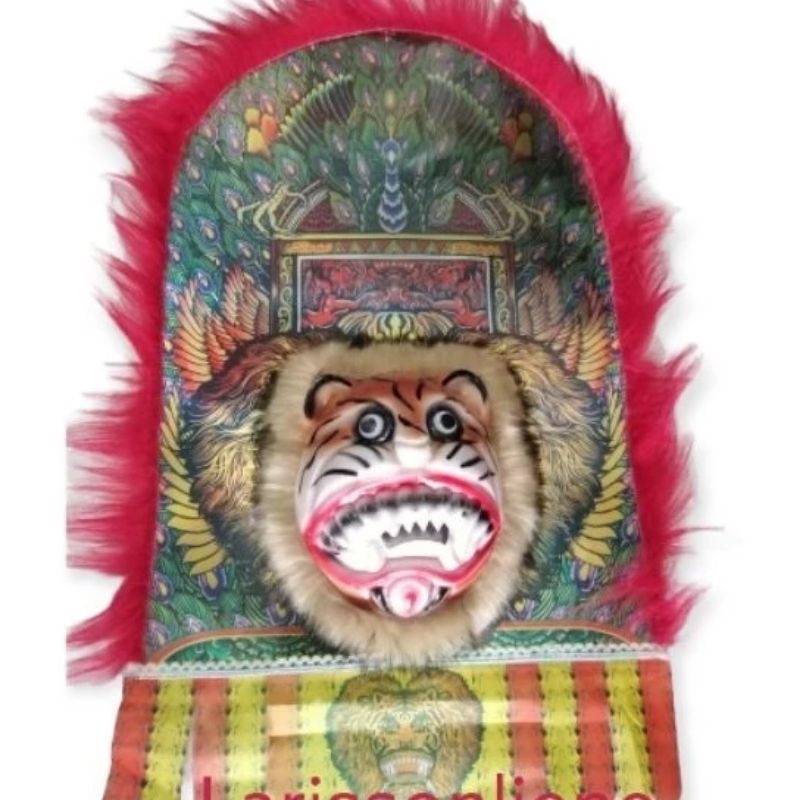 2pcs topeng reog macan topeng reogan macan