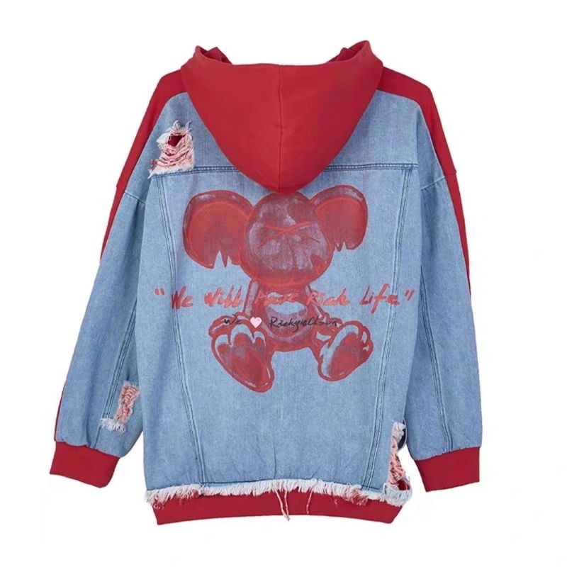 RickyIsClown Denim x RICHBEAR Hoodie