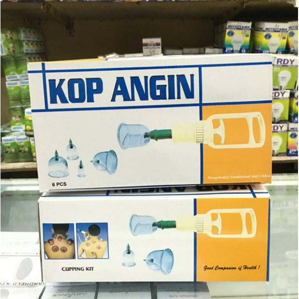 PROMO kop angin / alat bekam punggung bahu / alat terapi badan masuk angin isi 6 /12