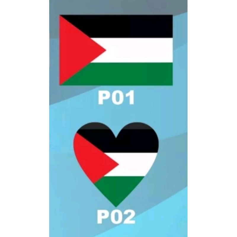 

16 pcs STICKER Pipi BENDERA PALESTINA harga 1 pack isi 16 pcs