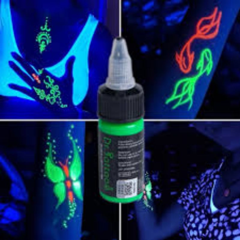 TINTA UV TATTOO ULTRAVIOLET TINTA TATTOO UV