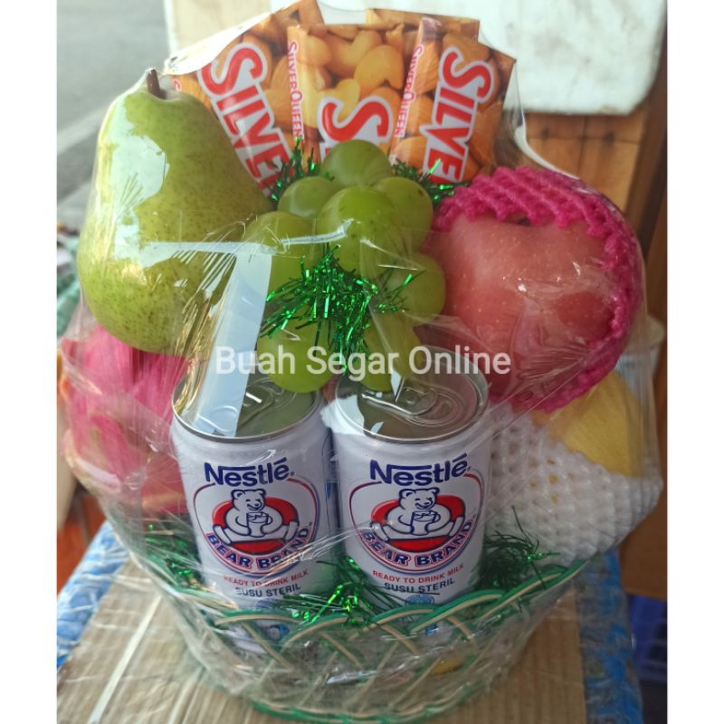 

Parcel Buah + Susu + Silverqueen