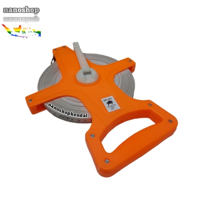 Meteran 50 Meter Bison