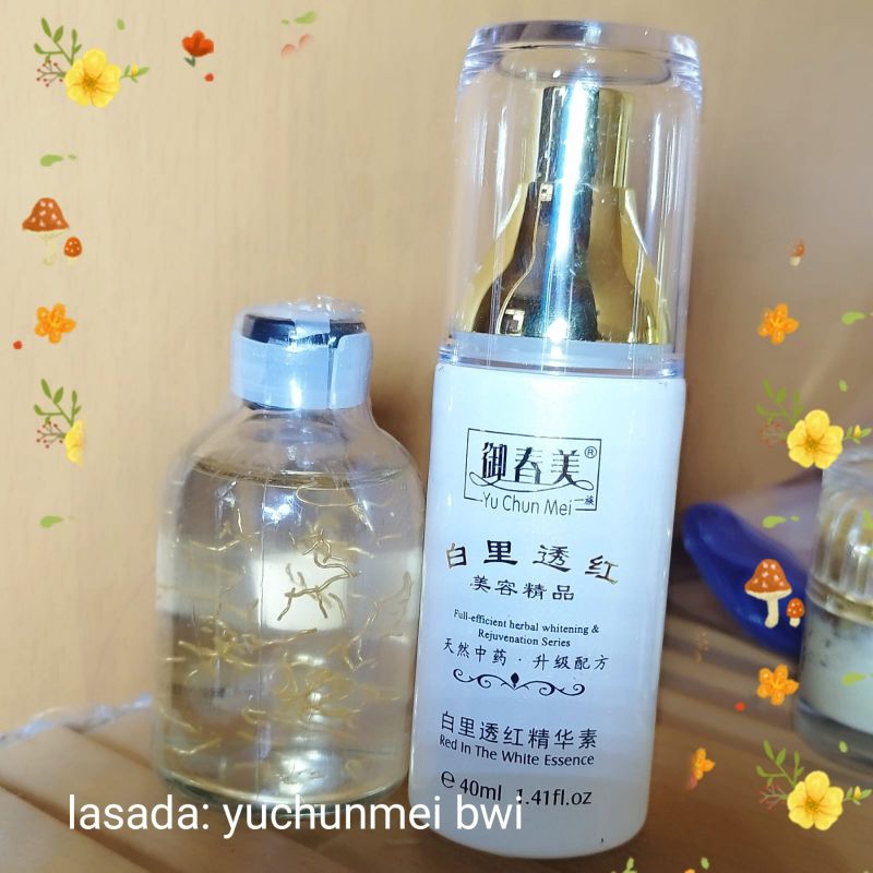 YU CHUN MEI ORI SERUM 40ML DAN TONER COLLAGEN 50ML CORDYCEP HCI