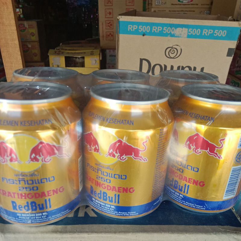 

KRATINGDAENG RED BULL KALENG ISI 250ML x 6 KALENG