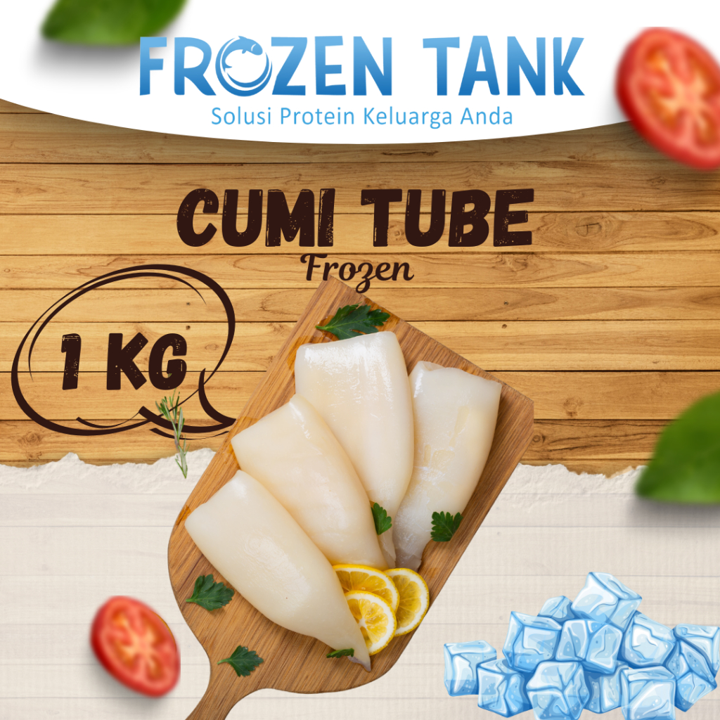 

Cumi Tube 1 Kg Frozen Food Siap Masak Bersih Tanpa Pengawet