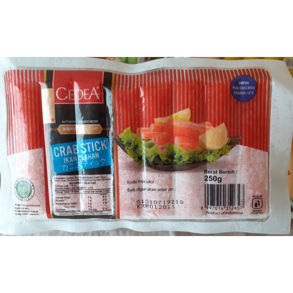 

Cedea Crab Stick 16s 250gr