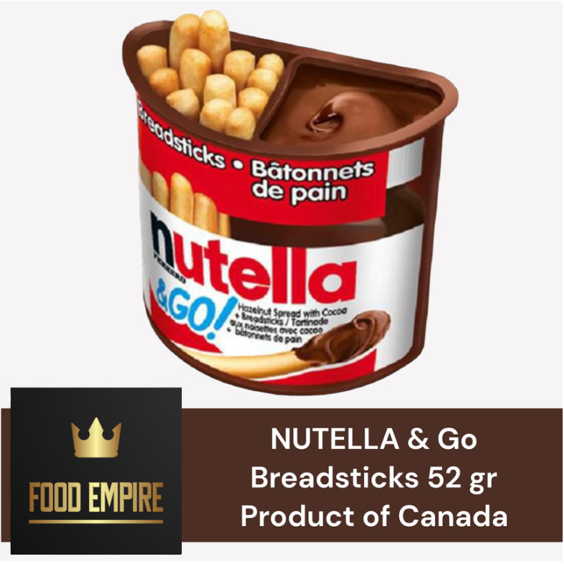 

NUTELLA & Go with Breadsticks 1,8 oz | Hazelnut Spread 52 gram