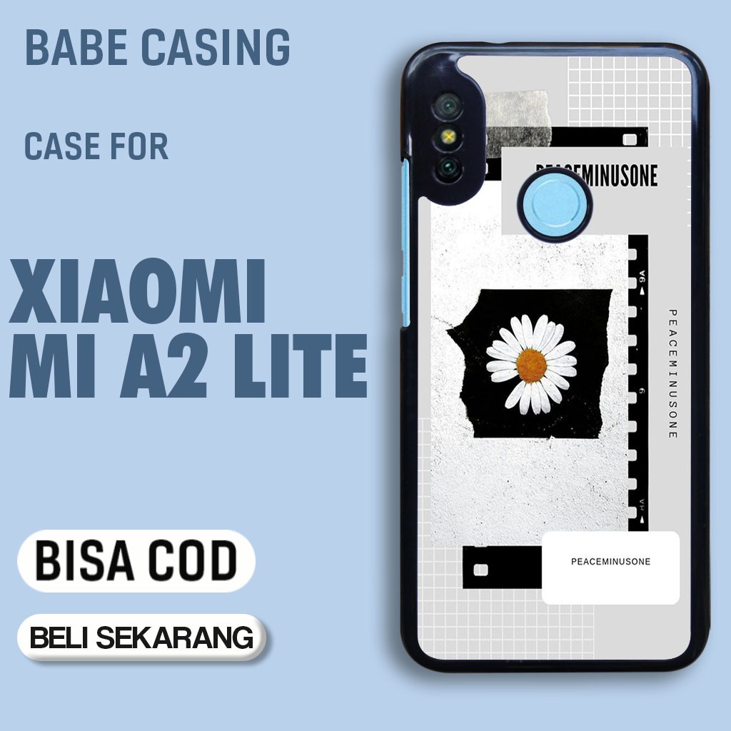 case hp xiaomi mi a2 lite redmi 6 pro terbaru gambar aesthetic bunga brand keren lucu casing hp cowo