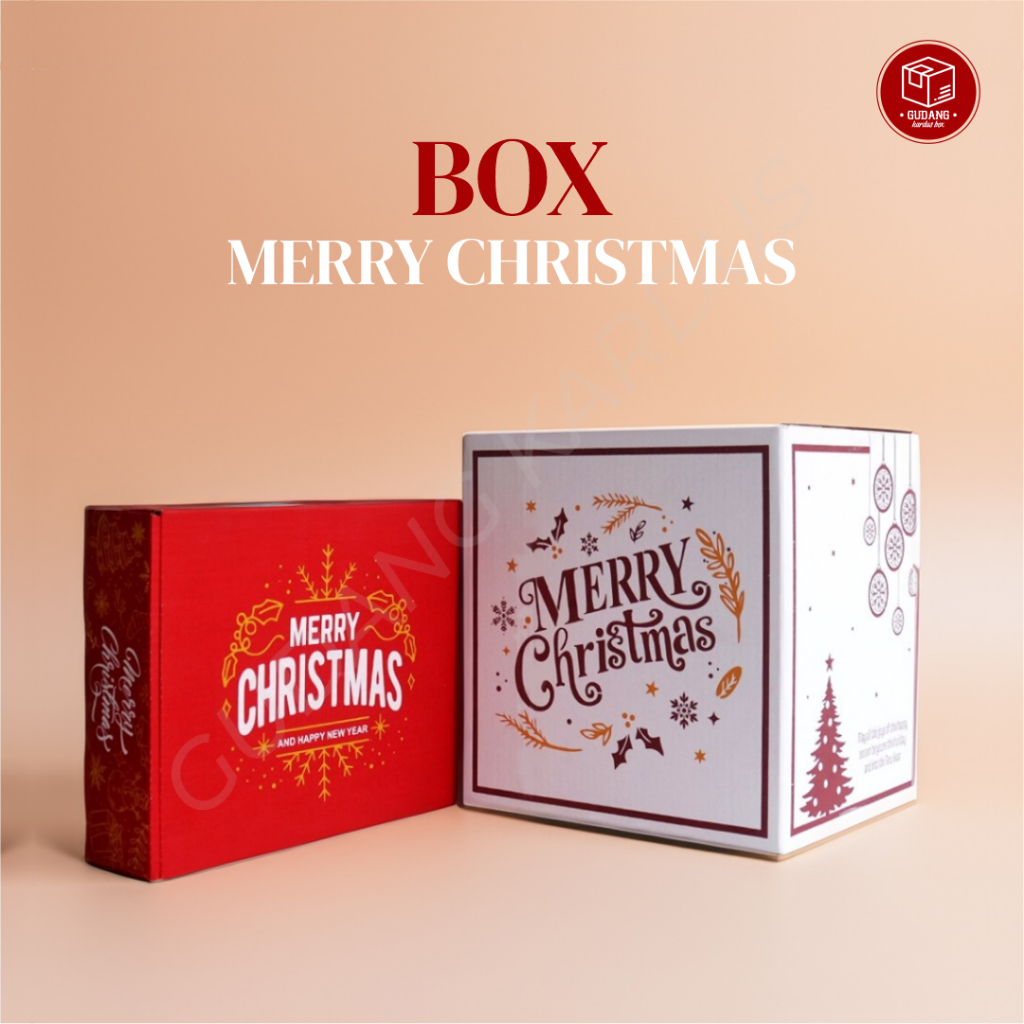 

Box Parcel - Special Edition "Merry Christmas" (Uk. 29 x 24 x 30 cm) Giftbox/Hampersbox/Parcelbox/Merrychristmas/Specialbox