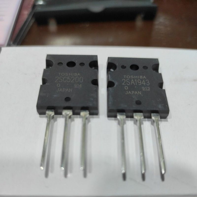 Transistor Final Toshiba 2SC5200 2SA1943 TR Toshiba 5200 1943
