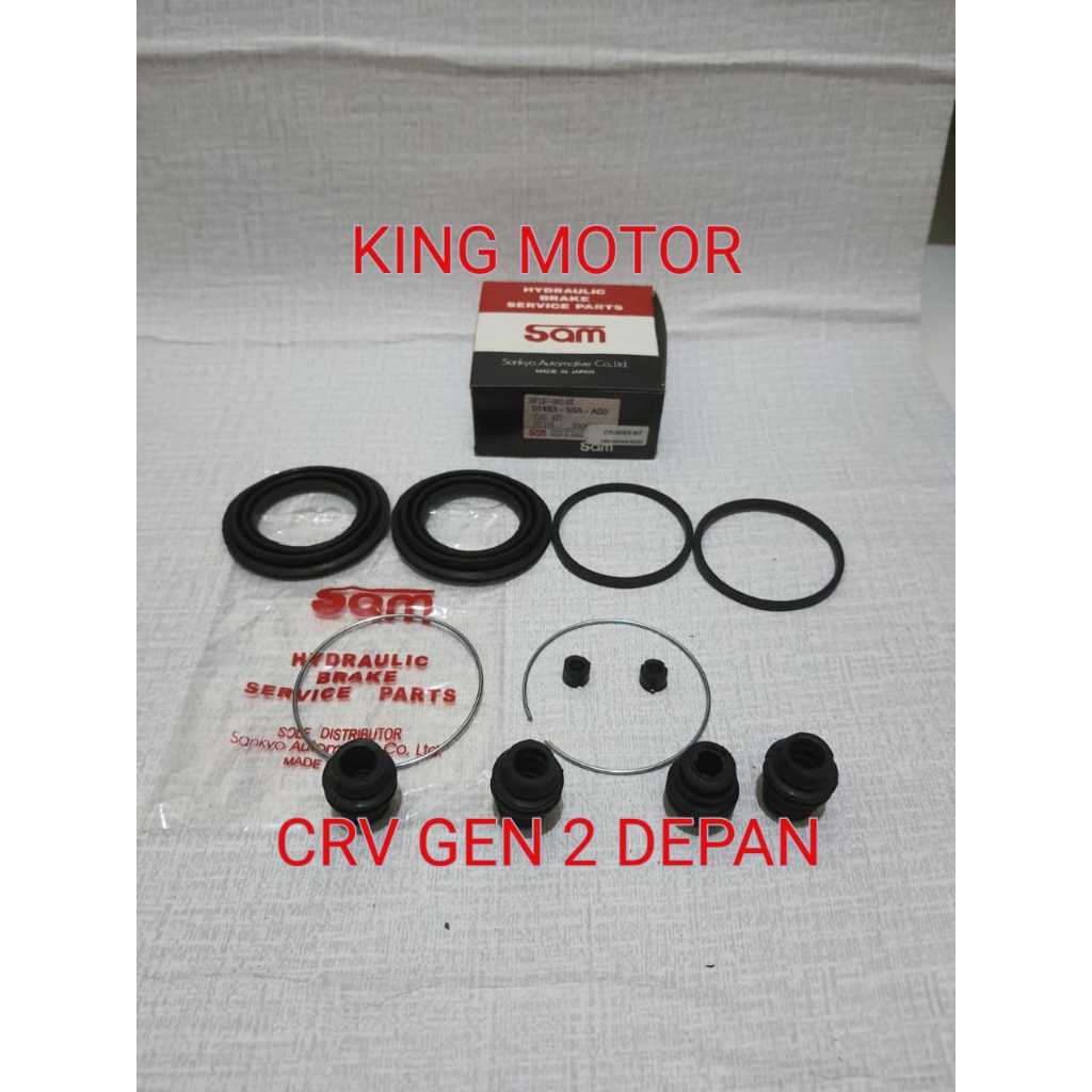 SEAL CALIPER KALIPER KIT REM DEPAN CRV GEN 2 2002 -2006 SAM