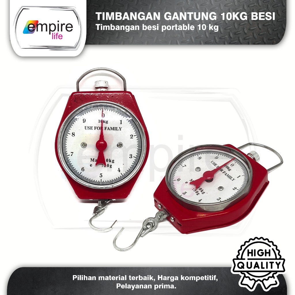 Timbangan 10 kg BESI GANTUNG Dapur Gantung Kiloan Kecil Mini Barang Gantungan