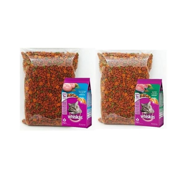 Whiskas 1kg repack makanan kucing dewasa