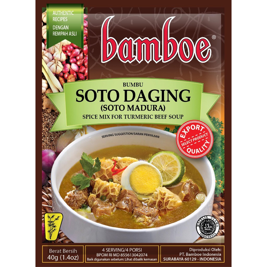 

BUMBU BAMBOE SOTO DAING / SOTO MADURA