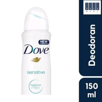 dove spray sensitive 150ml