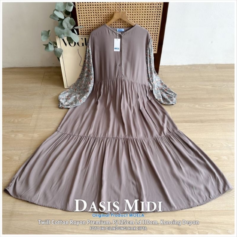 Dasis midi dress by moela original