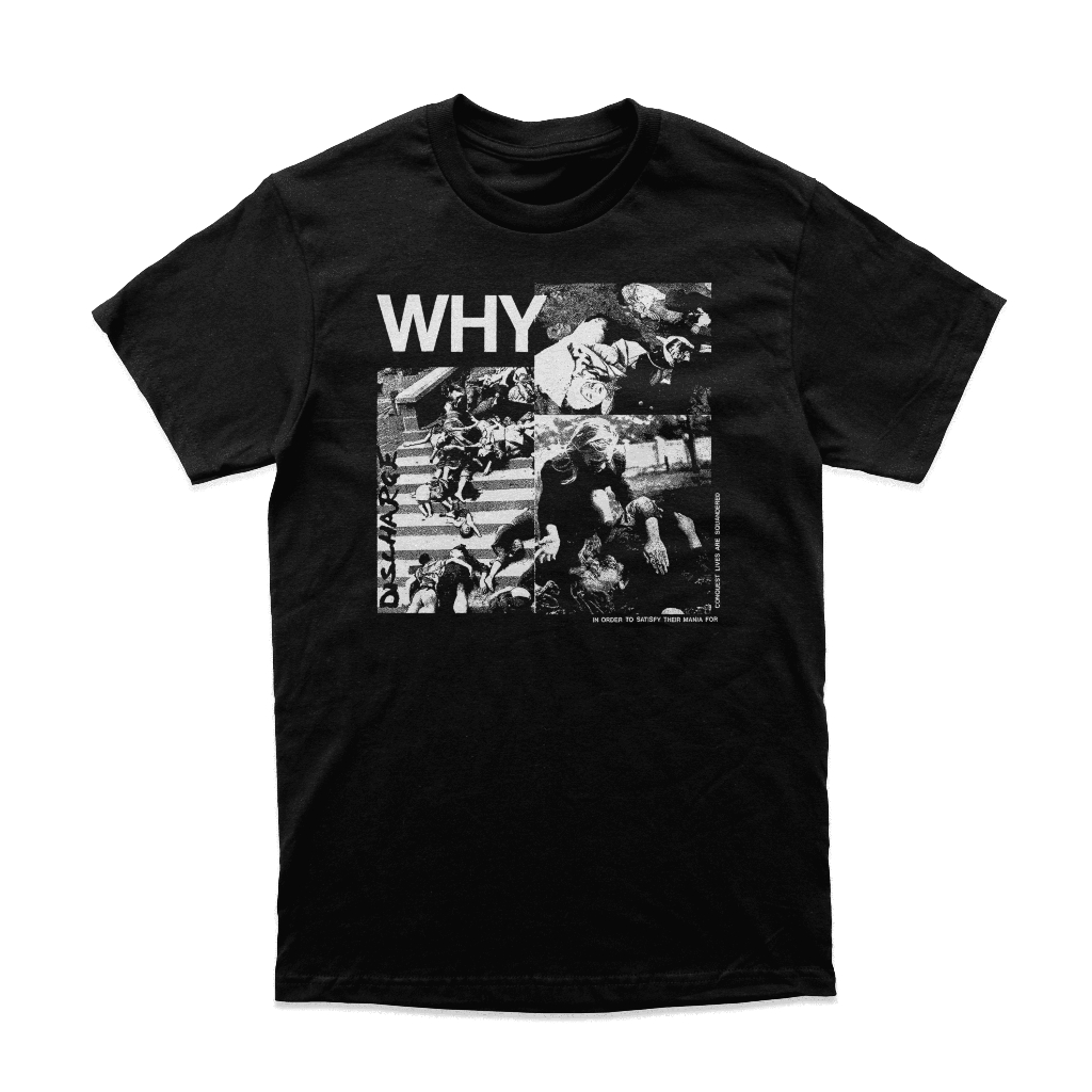 Kaos Tshirt Baju Band Discharge "Why" Merchandise