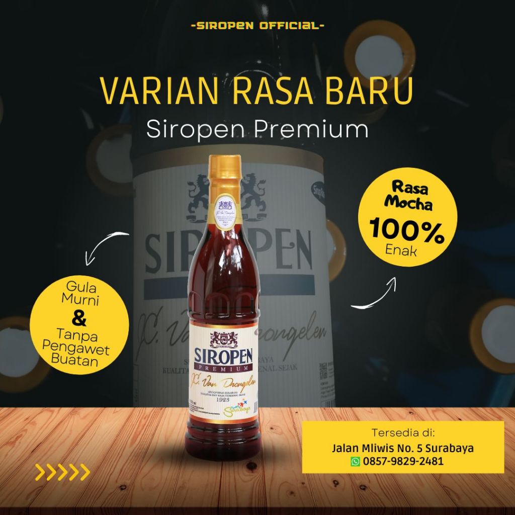 

Sirup Mocha Siropen Premium 700ml