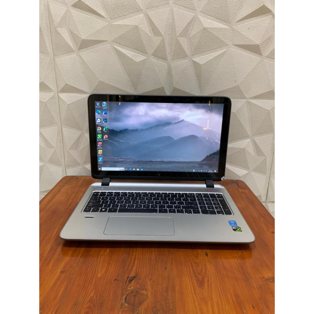 Laptop Gaming HP Envy 15 Touchscreen Core i7 5500U Ram 8gb SSD 512GB Dual VGA NVidia GTX 850M