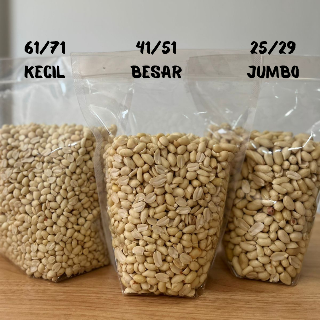KACANG TANAH KUPAS MENTAH IMPORT 1000 G / 1 KG