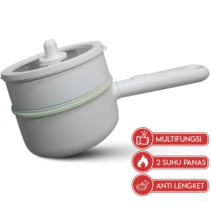 FRY PAN Panci Listrik Panci Kukus Serbaguna Anti Lengket