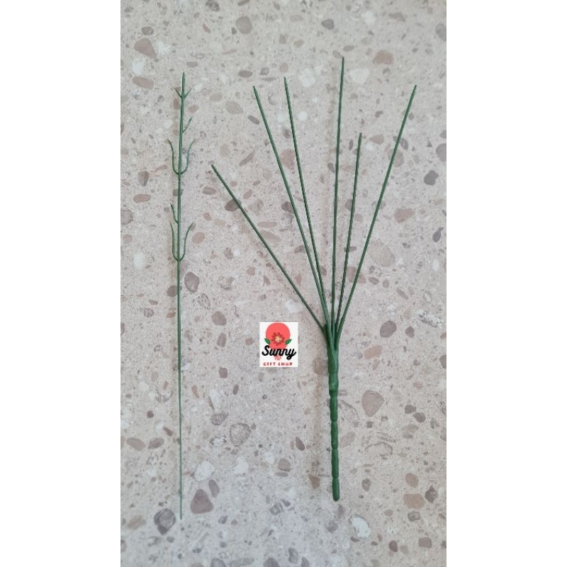 Tangkai Bunga Plastik / Tangkai bunga palsu / tangkai bunga 5 cabang / tangkai bunga 1 tangkai / bun