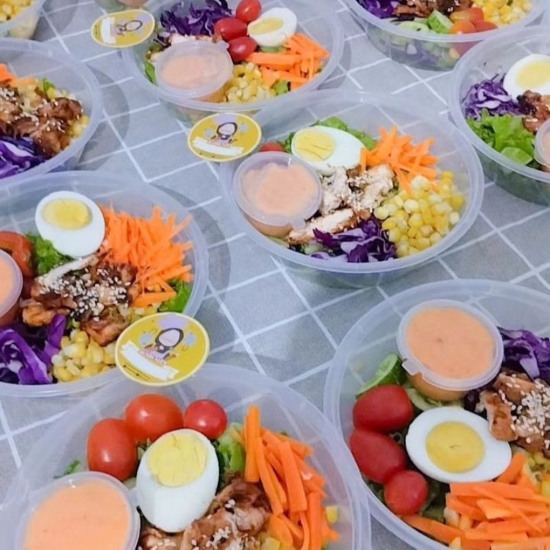 

SALAD SAYUR TELUR AYAM BOWL 650 ml , KHUSUS PO MIN ORDER 5 pcs
