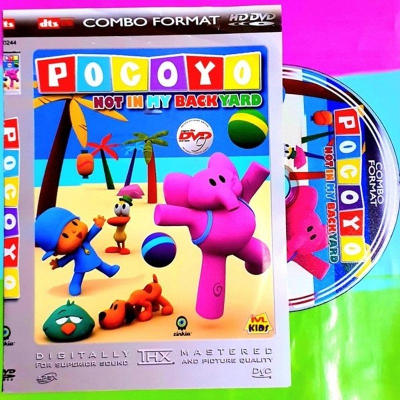 KASET DVD Anak Terlaris POCOYO Learing Through Laughter INVISIBLE POCOYO