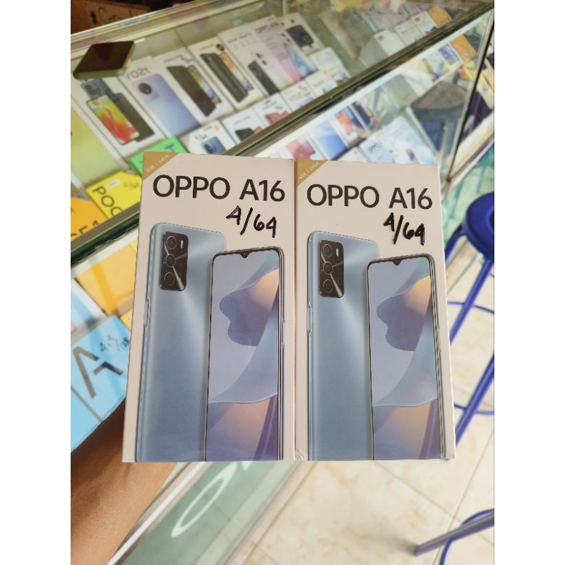 Oppo A16 Ram 4/64 GB Garansi Resmi Fresh