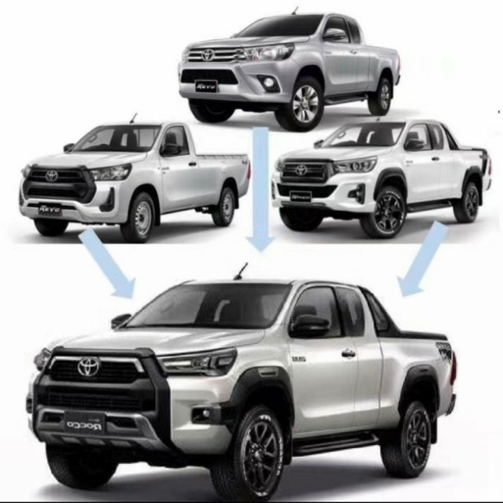 Bodykit hilux Vigo 2012 Upgrade revo rocco 2021