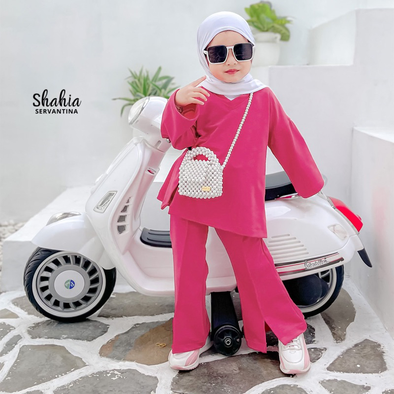 Shahia Servantina -  Claire Oneset Setelan Celana Anak