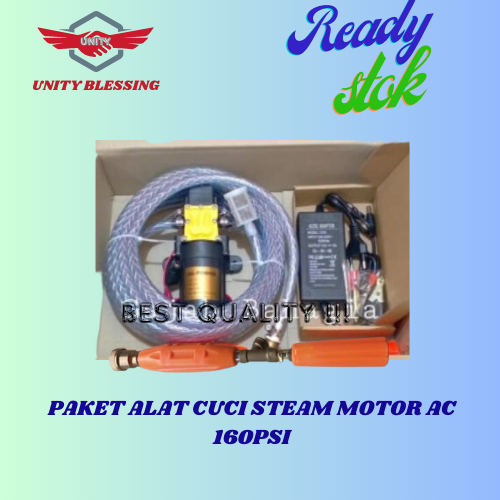 Alat Steam Portable 160 PSI Cuci motor mobil Cuci Ac