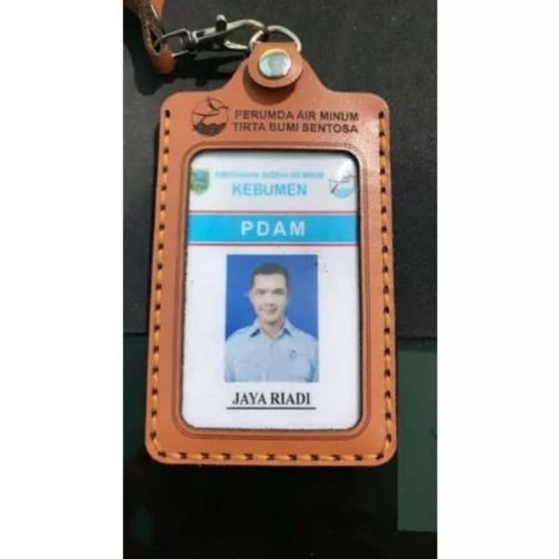

Case ID Card Custom - Gantungan IDCard Kulit Asli