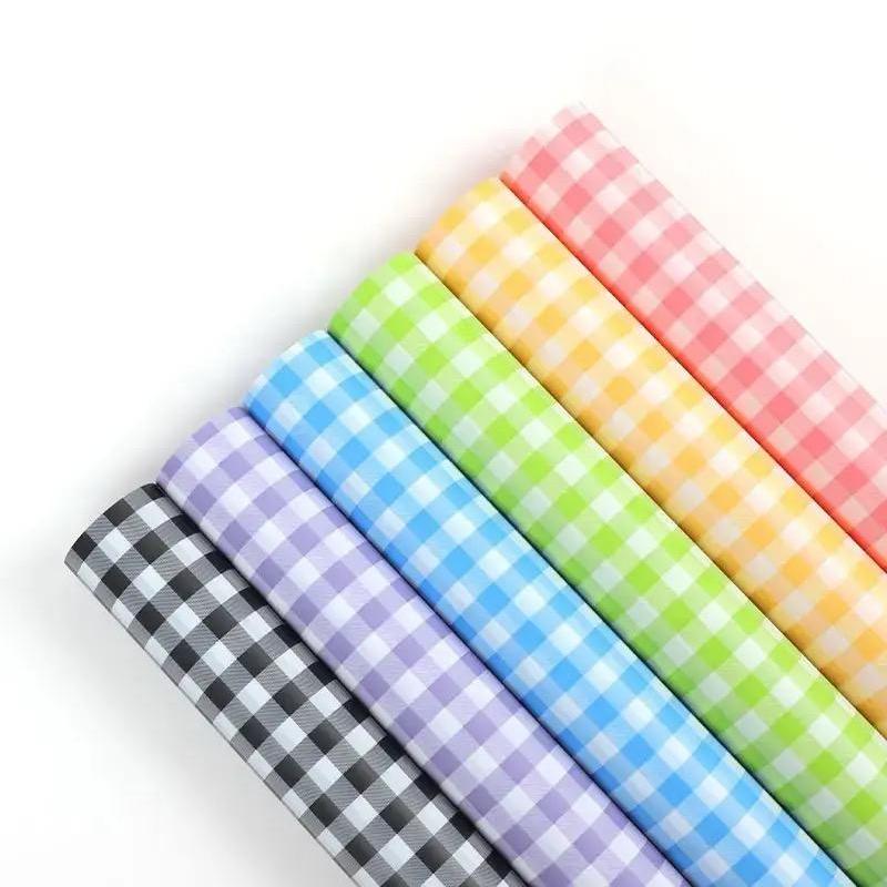 SOLIDFULL SQUARE PATTERN FLOWER WRAPPING CELLOPHANE MOTIF KOTAK GRID KERTAS KADO KOTAK KECIL FLORAL 