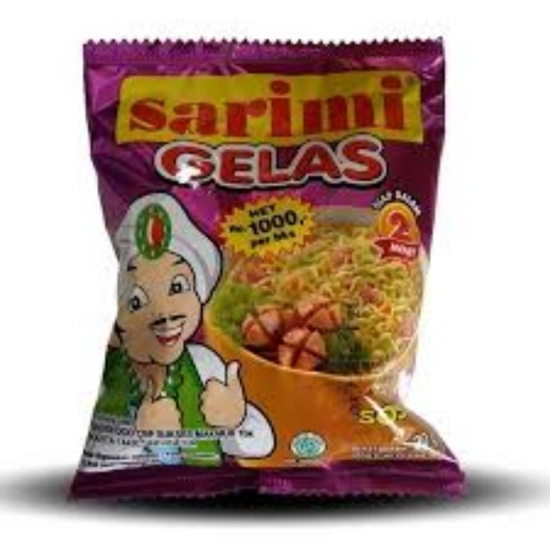 

SARIMI GELAS 1 renceng isi 10pcs