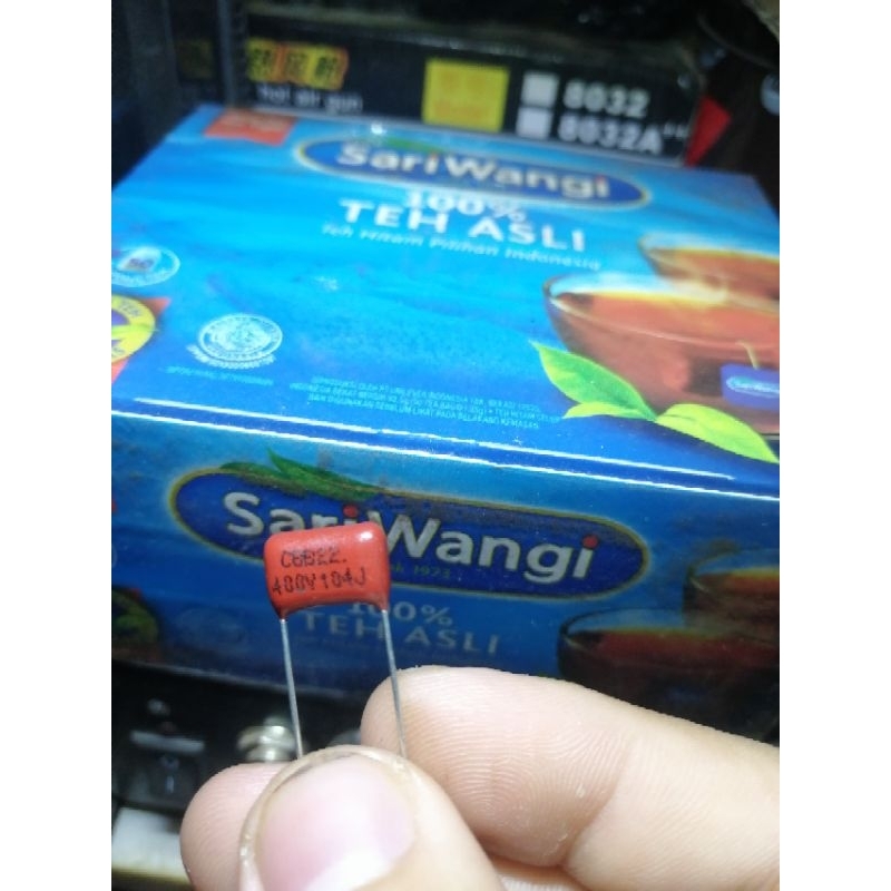 KAPASITOR MILAR 104J 400V CAPASITOR 104j