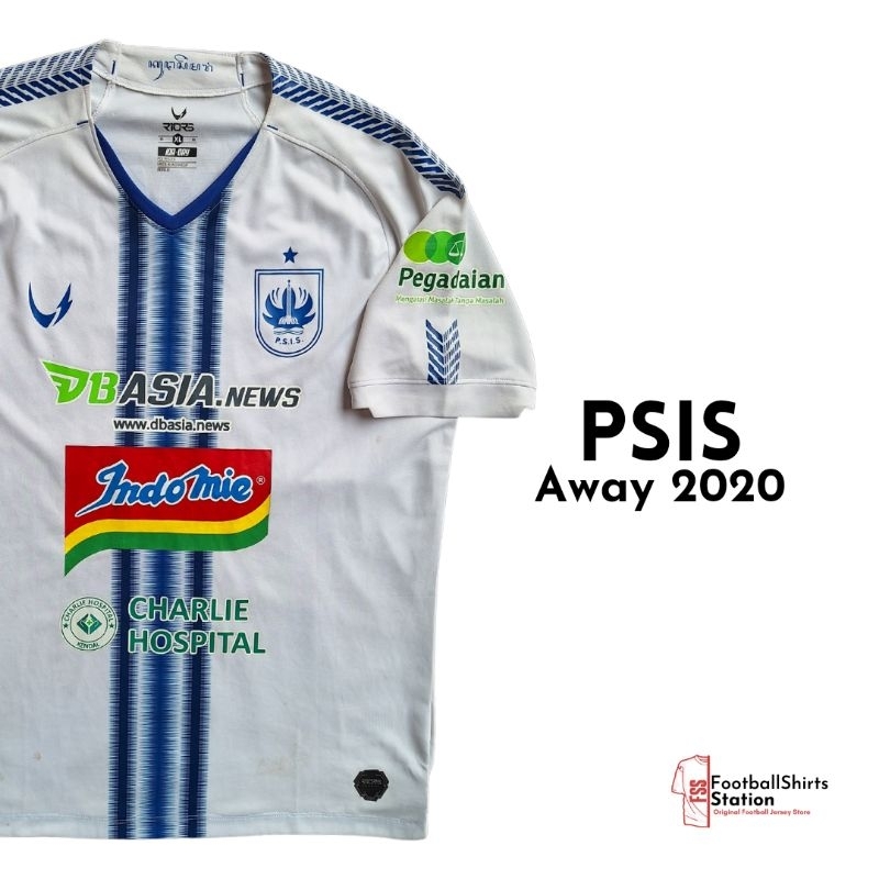Jersey PSIS Semarang Away 2020 Stadiun Version Nameset David Maulana Size XL Original Riors