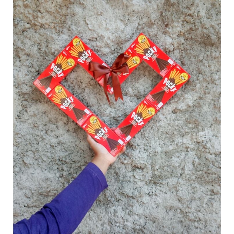 

Snack Pocky Mini Love 8pcs hadiah/hampers hari guru/hari ibu/ulang tahun