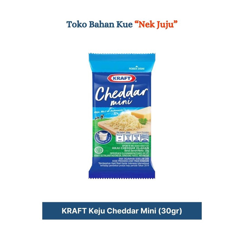 

KRAFT Keju Cheddar Mini 30gr