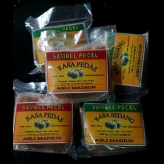 

Sambel Pecel asli Madiun rasa Pedas 150gr