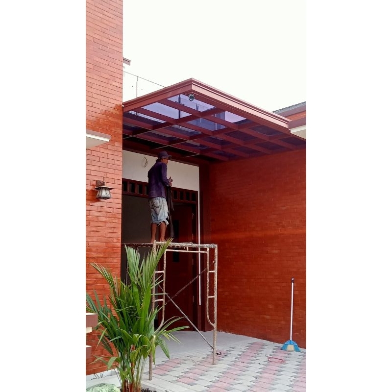 kanopi solarflat / kanopi minimalis / kanopi Besi Hollow / kanopi lampung