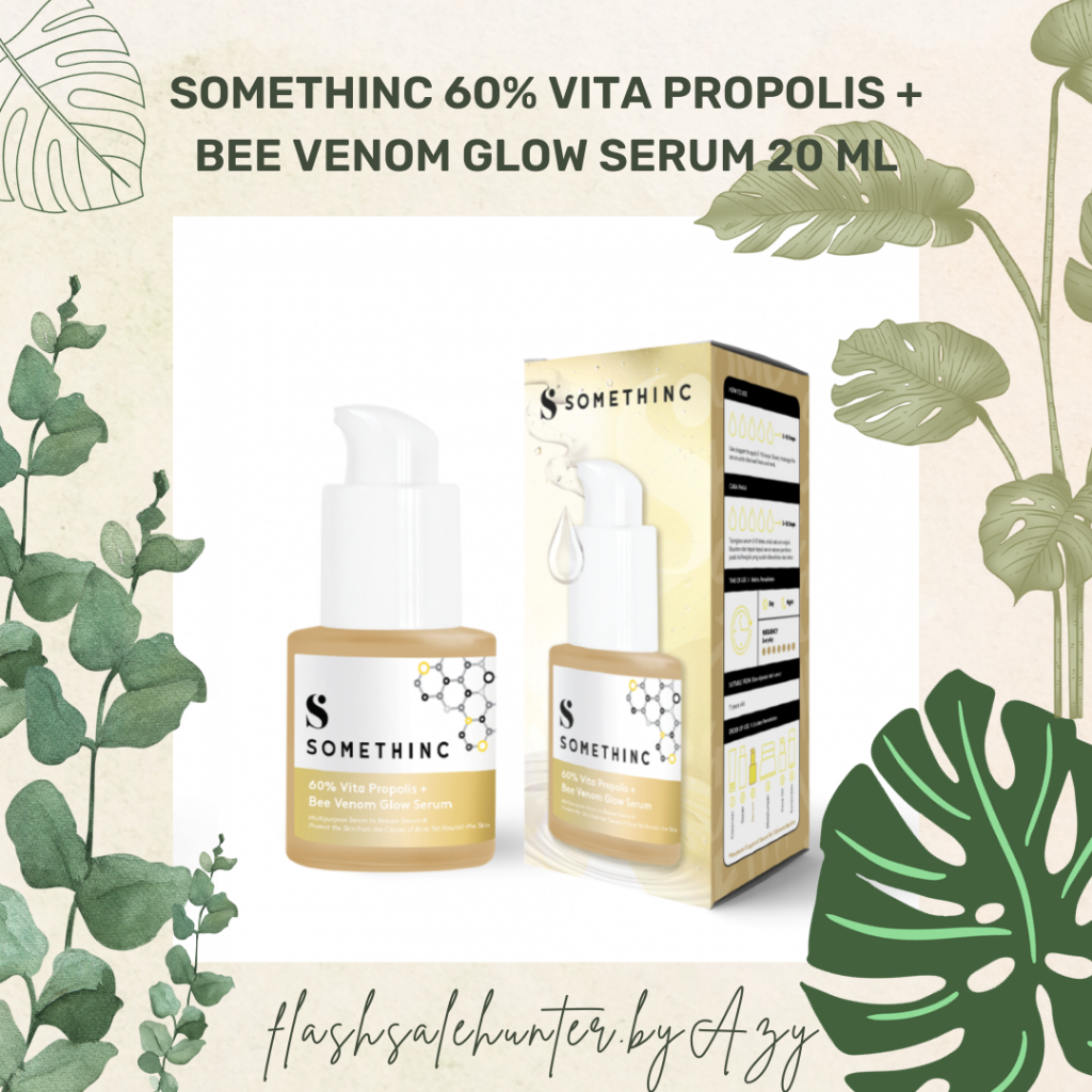 SOMETHINC 60% Vita Propolis + Bee Venom Glow Serum 20 ml / Manuka Honey licorice rice bran green tea