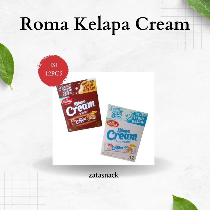 

Roma Kelapa Cream isi 12pcs