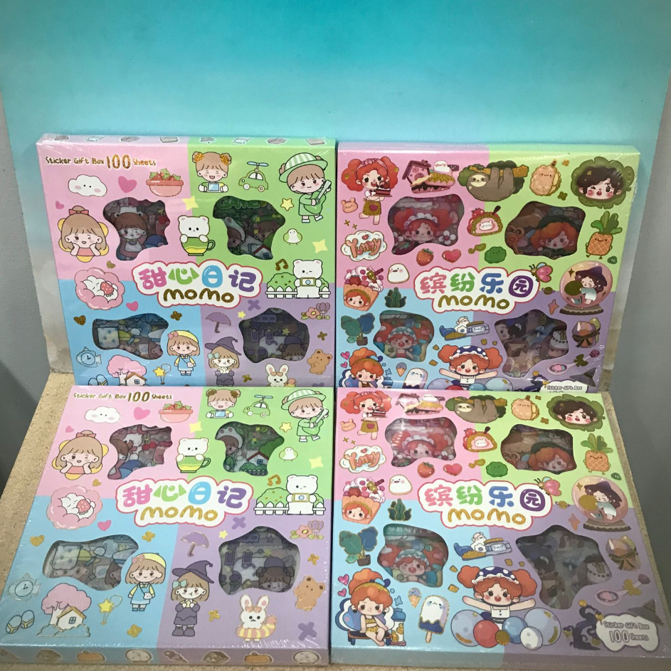 

NFMH4513 Terbaru STICKER MOMO BAHAN PVC ANTI AIR / STIKER BOX