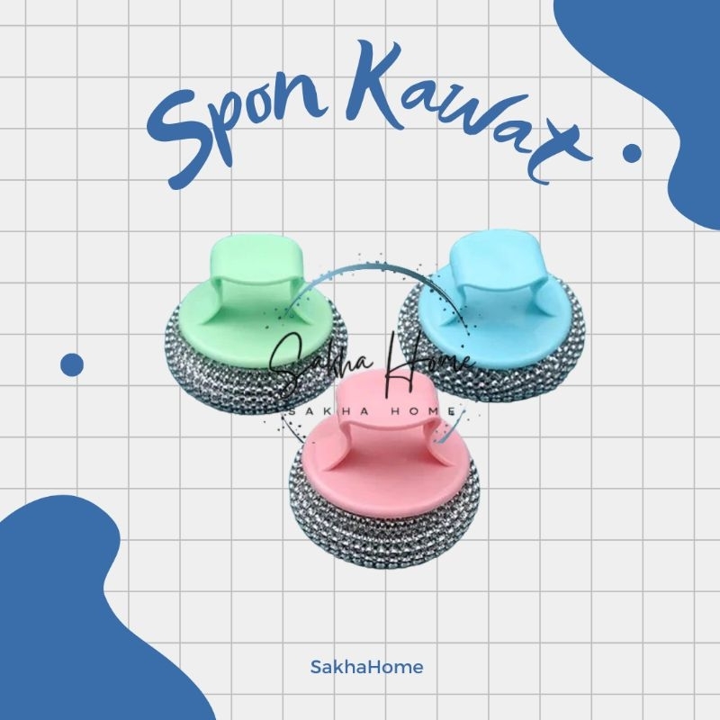 SPON KAWAT PENCUCI PIRING - Kawat Untuk Mencuci Panci dll