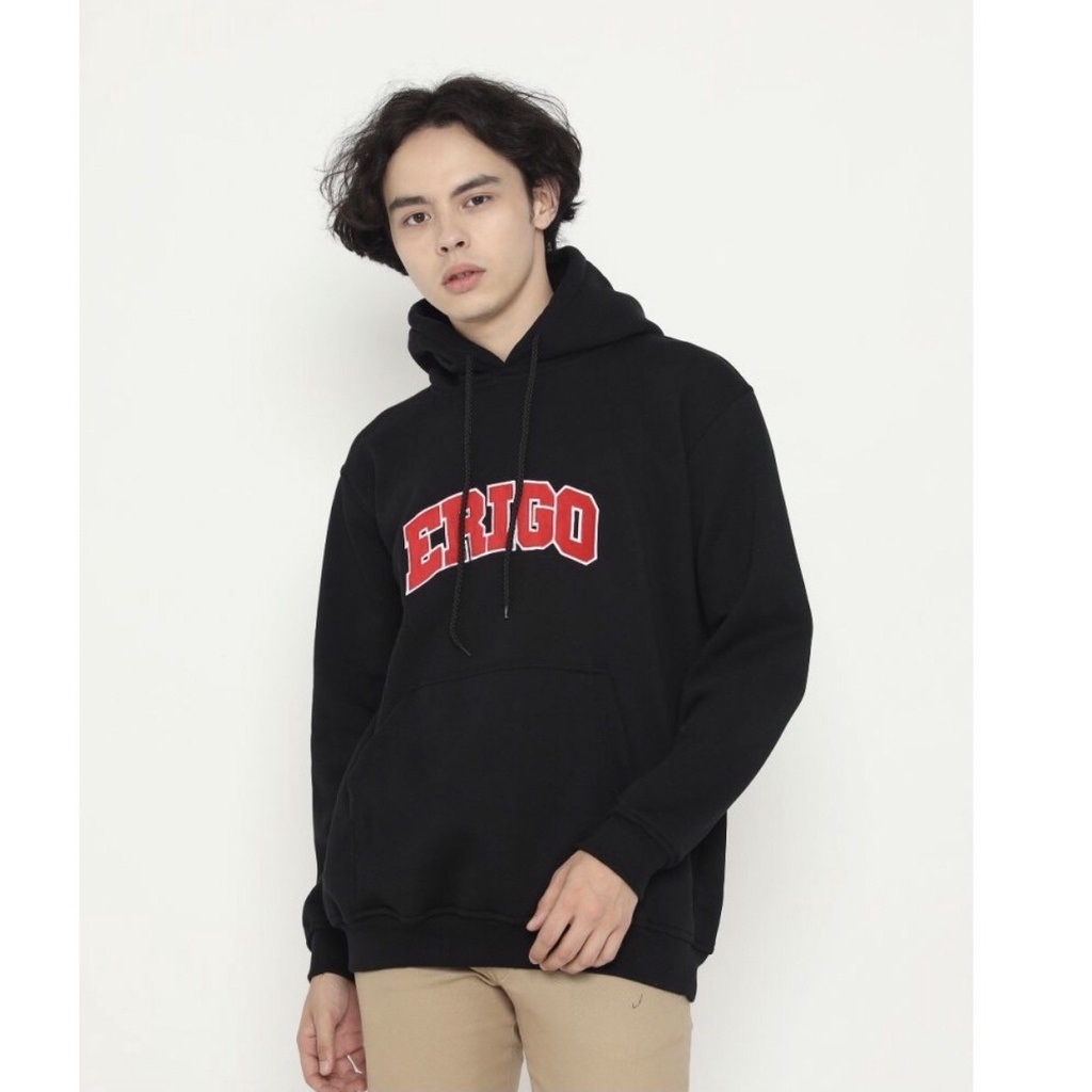 Hoodie Sweater Crewneck Erigo Full Bordir Pria Wanita Premium Tebal